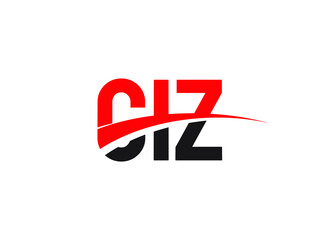 CIZ Letter Initial Logo Design Vector Illustration