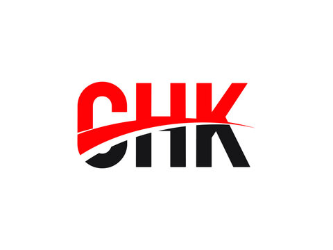 CHK Letter Initial Logo Design Vector Illustration