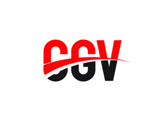 CGV Letter Initial Logo Design Vector Illustration