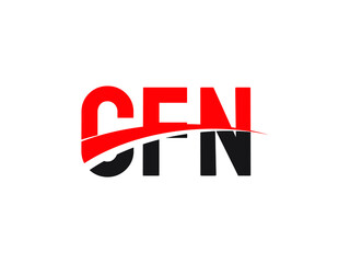 CFN Letter Initial Logo Design Vector Illustration