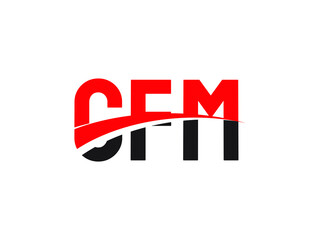 CFM Letter Initial Logo Design Vector Illustration