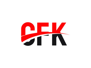 CFK Letter Initial Logo Design Vector Illustration