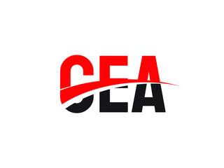 CEA Letter Initial Logo Design Vector Illustration