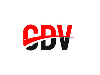 CDV Letter Initial Logo Design Vector Illustration
