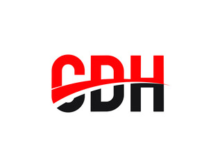 CDH Letter Initial Logo Design Vector Illustration