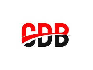 CDB Letter Initial Logo Design Vector Illustration