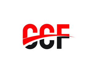 CCF Letter Initial Logo Design Vector Illustration