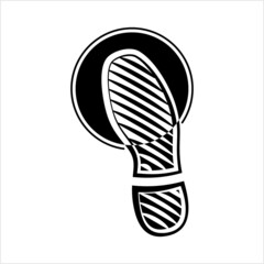 Shoe Print Icon M_2108002