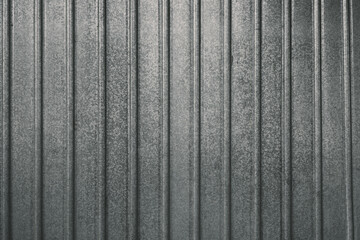 Corrugated zinc metal texture background. galvanized profiled sheet close up view