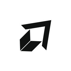 vector arrow facing tilted to the top right