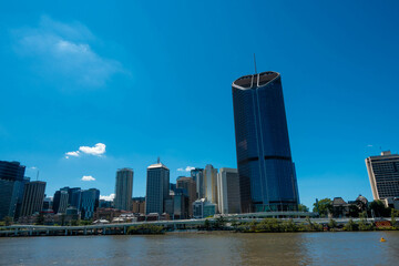 Fototapeta na wymiar オーストラリアブリズベンの観光名所を旅行する風景 Scenic Spots to Visit in Brisbane, Australia 