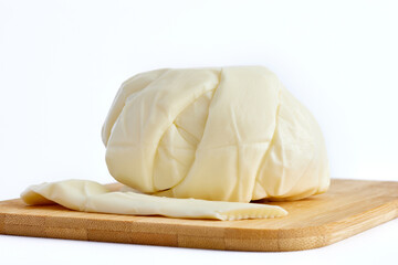 Quesillo o queso Oaxaca, tradicional comida mexicana del estado de Oaxaca México. Usado regularmente para preparar quesadillas.