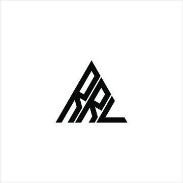RRL letter logo creative design. RRL unique design
