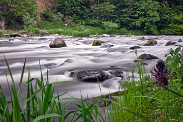 Strömungen der Zschopau.