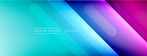 Dynamic lines abstract background. 3D shadow effects and fluid gradients. Modern overlapping forms