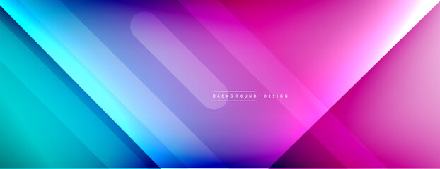 Dynamic lines abstract background. 3D shadow effects and fluid gradients. Modern overlapping forms