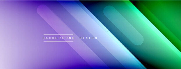 Dynamic lines abstract background. 3D shadow effects and fluid gradients. Modern overlapping forms