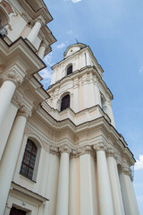 Fototapeta na wymiar Bernardine Church of the 17th century, Budslav