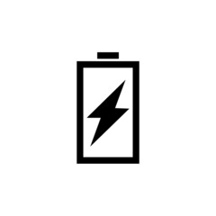 Obraz premium Battery icon isolated on white background