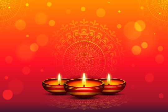 Premium Photo  Happy diwali indian festival background with candles diwali  day happy diwali day