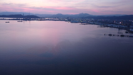 SDGs自然と地球環境！コンビナートの光と自然のヒカリ