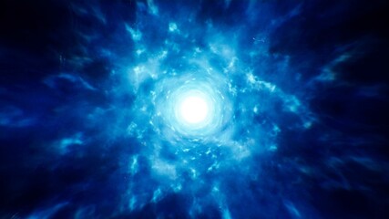 Glowing Blue Ice Energy Effect