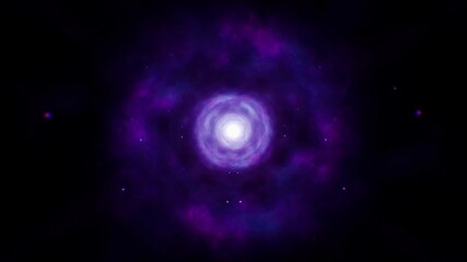 Obraz na płótnie Canvas Purple Nebula Energy in the Dark Space