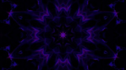 Star Shape Dark Plasma Energy Kaleidoscope