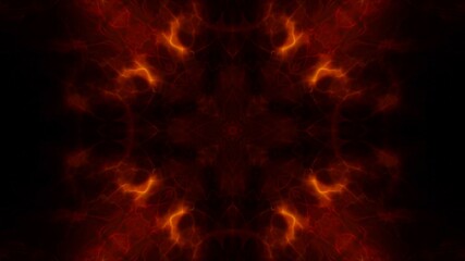 Symmetrical Fire Plasma Energy Background