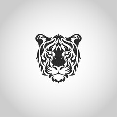 tiger logo icon illustration design vector template