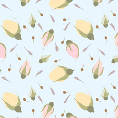 pattern delicate roses