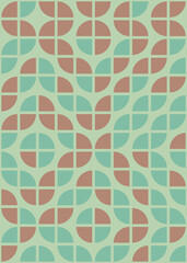 Abstract Geometric Pattern generative computational art illustration