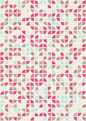 Abstract Geometric Pattern generative computational art illustration