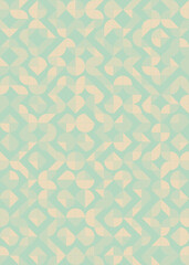 Abstract Geometric Pattern generative computational art illustration