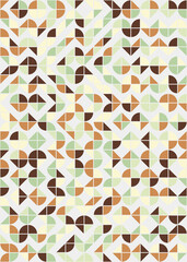 Abstract Geometric Pattern generative computational art illustration