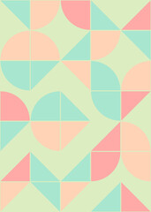 Abstract Geometric Pattern generative computational art illustration