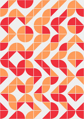 Abstract Geometric Pattern generative computational art illustration