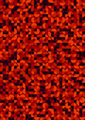 Abstract Geometric Pattern generative computational art illustration