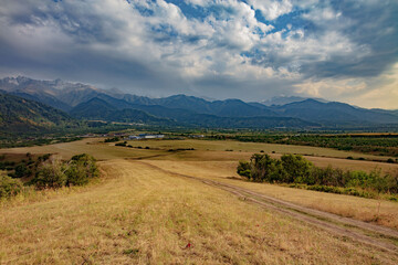 landscape in the mountains