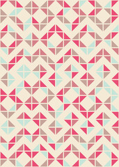 Abstract Geometric Pattern generative computational art illustration