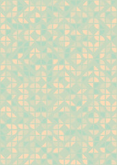 Abstract Geometric Pattern generative computational art illustration