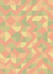 Abstract Geometric Pattern generative computational art illustration