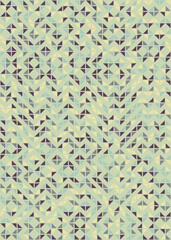 Abstract Geometric Pattern generative computational art illustration