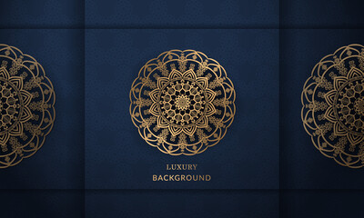 creative luxury decorative ornamental mandala design in golden color arabesque pattern arabic islamic east style