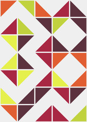 Abstract Geometric Pattern generative computational art illustration