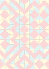 Abstract Geometric Pattern generative computational art illustration