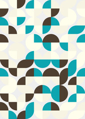 Abstract Geometric Pattern generative computational art illustration