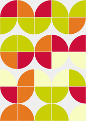 Abstract Geometric Pattern generative computational art illustration