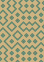 Abstract Geometric Pattern generative computational art illustration