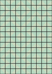 Abstract Geometric Pattern generative computational art illustration